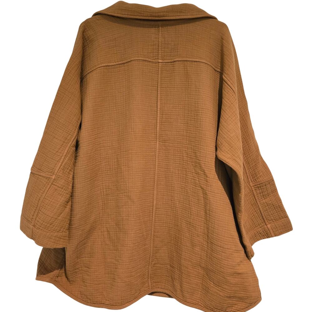 J. Jill XL Pure Jill Cotton Gauze Blazer Oversized Coastal Granny Boho Shacket - Picture 5 of 9
